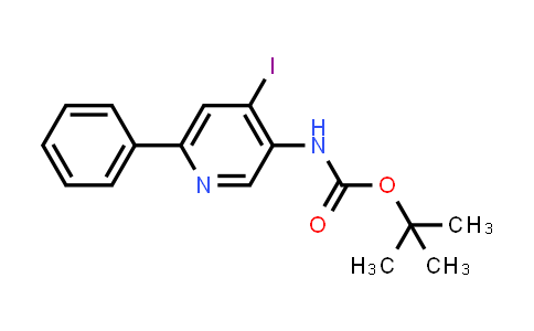 tert-Butyl 4-iodo-6-phenylpyridin-3-ylcarbamate