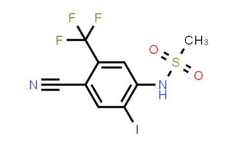 N-(4-Cyano-2-iodo-5-(trifluoromethyl)-phenyl)methanesulfonamide