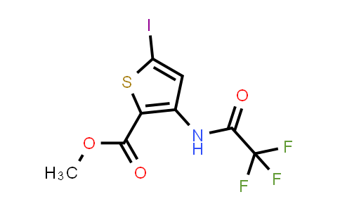 Methyl 5-iodo-3-(2,2,2-trifluoroacetamido)-thiophene-2-carboxylate