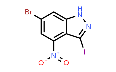 6-Bromo-3-iodo-4-nitro-1H-indazole