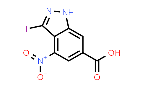 3-Iodo-4-nitro-1H-indazole-6-carboxylic acid