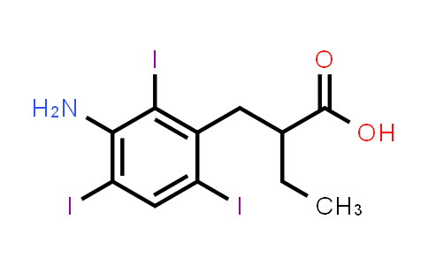 2-(3-Amino-2,4,6-triiodobenzyl)butanoic acid