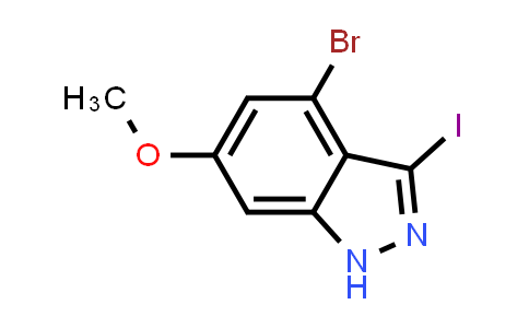 4-Bromo-3-iodo-6-methoxy-1H-indazole