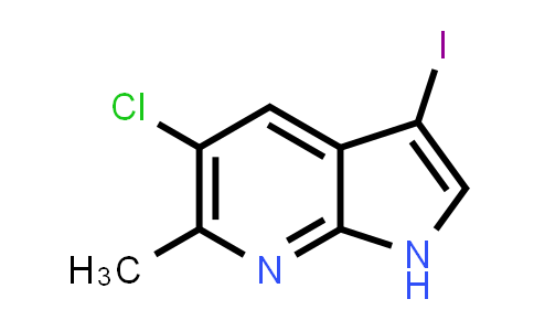 5-Chloro-3-iodo-6-methyl-1H-pyrrolo[2,3-b]pyridine