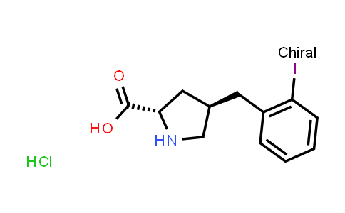 (2S,4R)-4-(2-Iodobenzyl)pyrrolidine-2-carboxylic acid hydrochloride