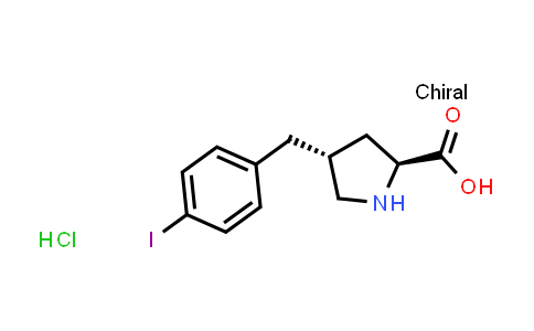 (2S,4R)-4-(4-Iodobenzyl)pyrrolidine-2-carboxylic acid hydrochloride