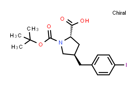 (2S,4R)-1-(tert-Butoxycarbonyl)-4-(4-iodobenzyl)-pyrrolidine-2-carboxylic acid