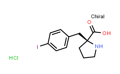 (S)-2-(4-Iodobenzyl)pyrrolidine-2-carboxylic acid hydrochloride