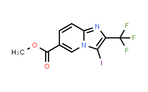 Methyl 3-iodo-2-(trifluoromethyl)imidazo-[1,2-a]pyridine-6-carboxylate