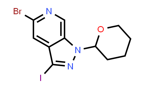 5-Bromo-3-iodo-1-(tetrahydro-2H-pyran-2-yl)-1H-pyrazolo[3,4-c]pyridine