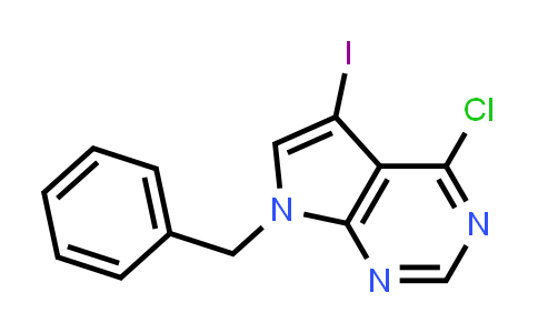 7-Benzyl-4-chloro-5-iodo-7H-pyrrolo[2,3-d]pyrimidine