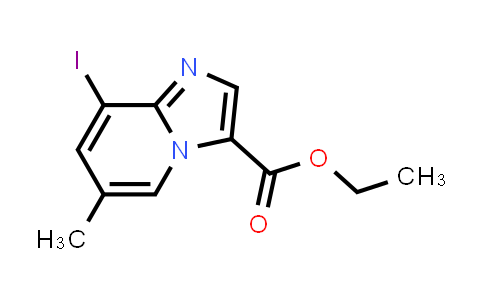 Ethyl 8-iodo-6-methylimidazo-[1,2-a]pyridine-3-carboxylate