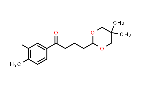 4-(5,5-Dimethyl-1,3-dioxan-2-yl)-3'-iodo-4'-methylbutyrophenone