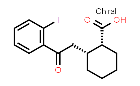 cis-2-[2-(2-Iodophenyl)-2-oxoethyl]-cyclohexane-1-carboxylic acid