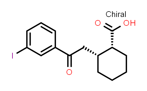 cis-2-[2-(3-Iodophenyl)-2-oxoethyl]-cyclohexane-1-carboxylic acid