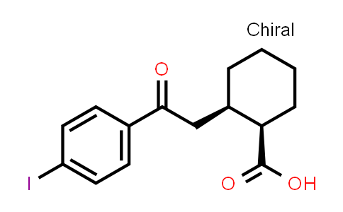 cis-2-[2-(4-Iodophenyl)-2-oxoethyl]-cyclohexane-1-carboxylic acid