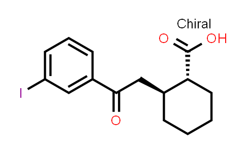 trans-2-[2-(3-Iodophenyl)-2-oxoethyl]-cyclohexane-1-carboxylic acid