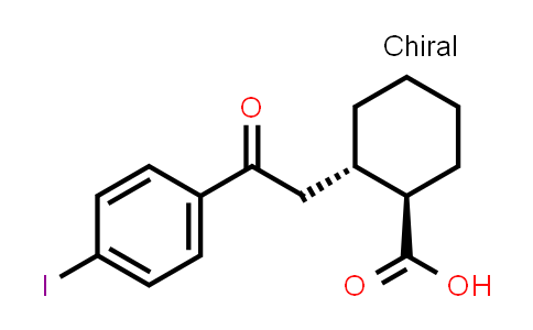 trans-2-[2-(4-Iodophenyl)-2-oxoethyl]-cyclohexane-1-carboxylic acid