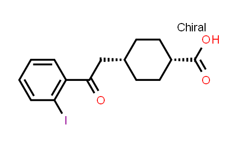 cis-4-[2-(2-Iodophenyl)-2-oxoethyl]-cyclohexane-1-carboxylic acid