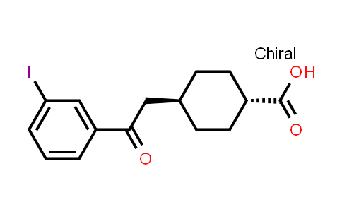 trans-4-[2-(3-Iodophenyl)-2-oxoethyl]-cyclohexane-1-carboxylic acid