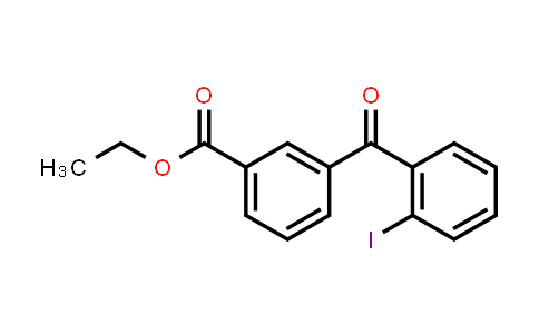 3-Ethoxycarbonyl-2'-iodobenzophenone