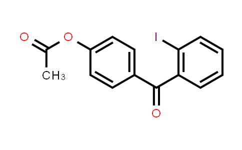 4-Acetoxy-2'-iodobenzophenone