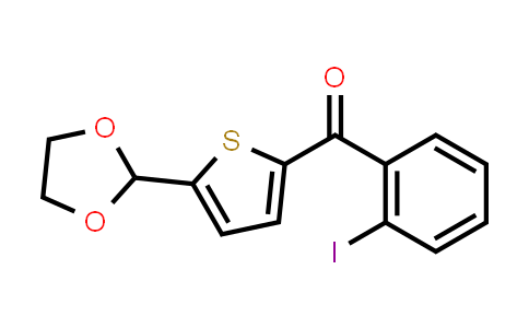 5-(1,3-Dioxolan-2-yl)-2-(2-Iodobenzoyl)thiophene