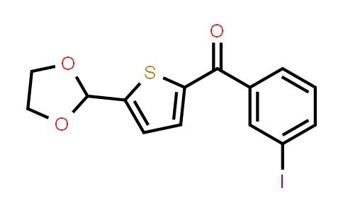 5-(1,3-Dioxolan-2-yl)-2-(3-Iodobenzoyl)thiophene