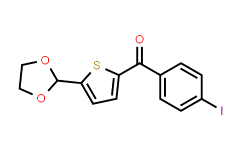 5-(1,3-Dioxolan-2-yl)-2-(4-Iodobenzoyl)thiophene