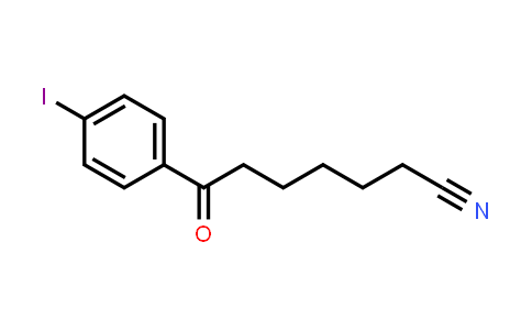 7-(4-Iodophenyl)-7-oxoheptanenitrile