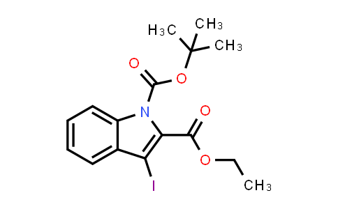 1-tert-Butyl 2-ethyl 3-iodo-1H-indole-1,2-dicarboxylate