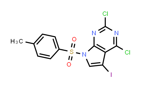 2,4-Dichloro-5-iodo-7-tosyl-7H-pyrrolo[2,3-d]pyrimidine