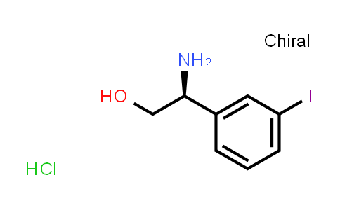 (2S)-2-Amino-2-(3-iodophenyl)-ethan-1-ol hydrochloride