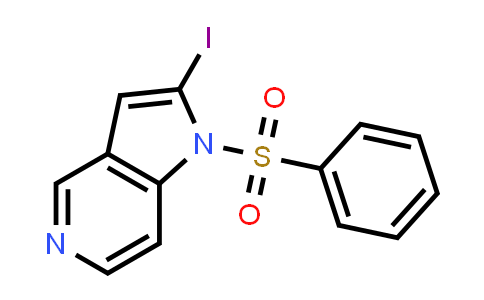 2-Iodo-1-(phenylsulfonyl)-1H-pyrrolo[3,2-c]pyridine