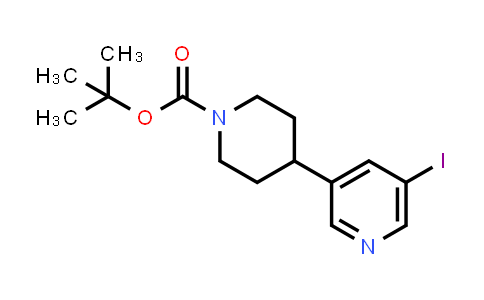 5-Iodo-3',4',5',6'-tetrahydro-2'H-[  3,4']bipyridinyl-1'-carboxylic acid tert-butyl ester