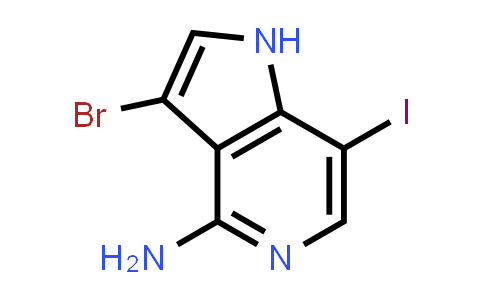 3-Bromo-7-iodo-1H-pyrrolo[3,2-c]pyridin-4-amine