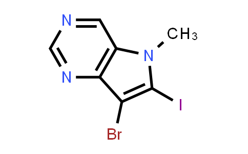 7-Bromo-6-iodo-5-methyl-5H-pyrrolo[3,2-d]pyrimidine