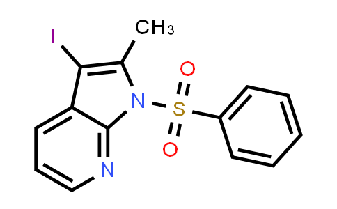 3-Iodo-2-methyl-1-(phenylsulfonyl)-7-azaindole