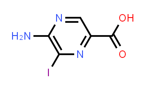 5-Amino-6-iodo-2-pyrazinecarboxylic acid