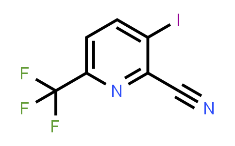 3-Iodo-6-(trifluoromethyl)picolinonitrile