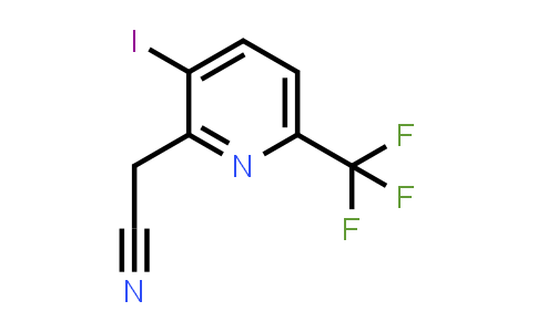 3-Iodo-6-(trifluoromethyl)pyridine-2-acetonitrile