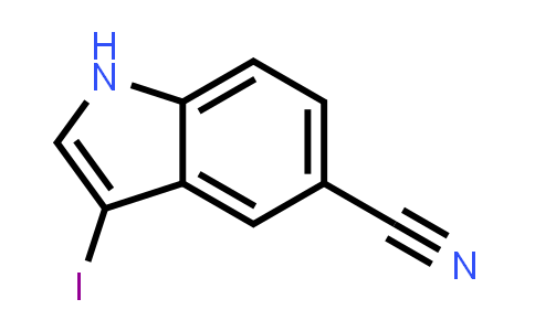 3-Iodo-1H-indole-5-carbonitrile