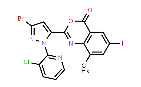 2-[5-Bromo-2-(3-chloro-pyridin-2-yl)-2H-pyrazol-3-yl]-6-iodo-8-methyl-benzo[d][1,3]oxazin-4-one