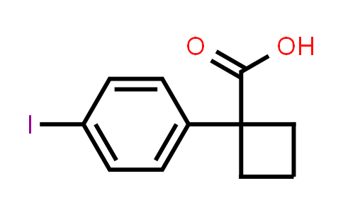 1-(4-Iodophenyl)cyclobutanecarboxylic acid