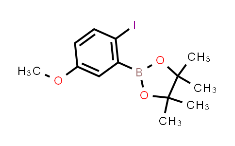 2-(2-Iodo-5-methoxyphenyl)-4,4,5,5-tetramethyl-1,3,2-dioxaborolane