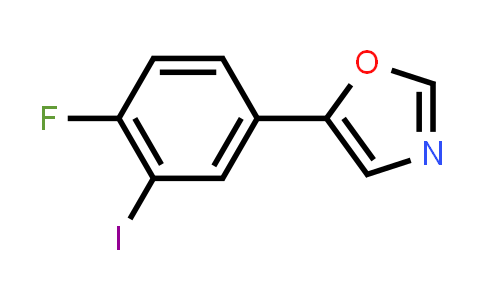 5-(4-Fluoro-3-iodophenyl)-1,3-oxazole