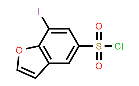 7-Iodobenzofuran-5-sulfonyl chloride