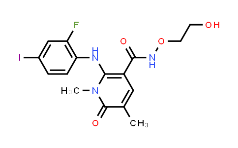 2-((2-Fluoro-4-iodophenyl)amino)-N-(2-hydroxyethoxy)-1,5-dimethyl-6-oxo-1,6-dihydropyridine-3-carboxamide