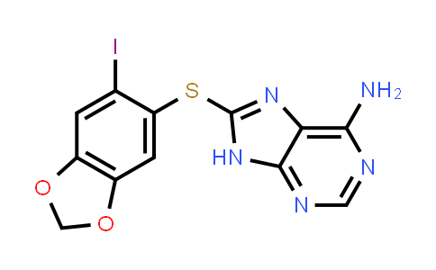 8-((6-Iodobenzo[d][1,3]dioxol-5-yl)thio)-9H-purin-6-amine