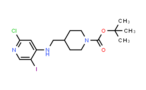 tert-Butyl 4-(((2-chloro-5-iodopyridin-4-yl)amino)methyl)piperidine-1-carboxylate